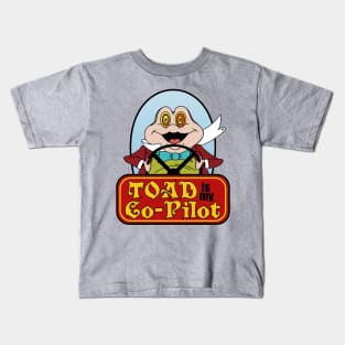 Toad is My Co-Pilot Kids T-Shirt